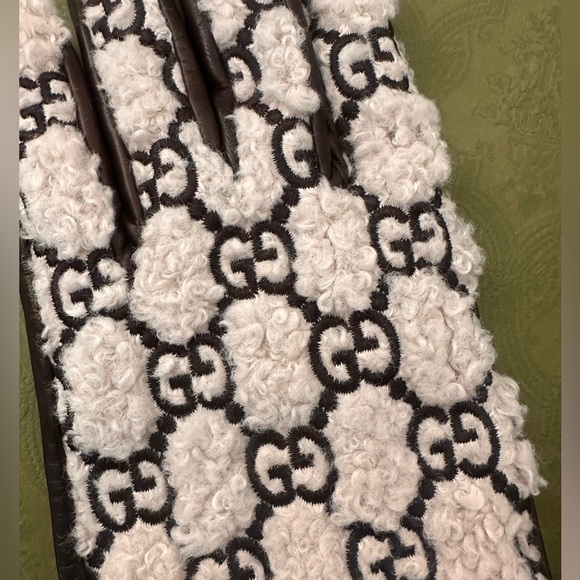 Gucci NWT Brown Leather with Shearling GG Accents (Size 9) - Picture 4 of 6